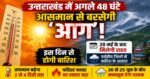 उत्तराखंड में अगले 48 घंटे आसमान से बरसेगी ‘आग’!🌡️ 2 से 4 डिग्री तक बढ़ेगा तापमान